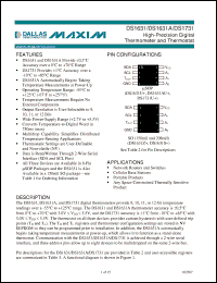 Click here to download DS1631AU+ Datasheet