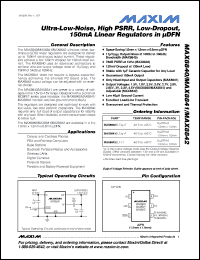 Click here to download MAX8840ELT29+T Datasheet