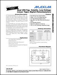 Click here to download MAX5391LATE+ Datasheet