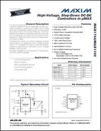 Click here to download MAX1744AUB+ Datasheet