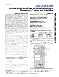 Click here to download MAX9765 Datasheet