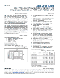 Click here to download DS34T108GN+ Datasheet