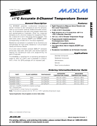 Click here to download MAX6581TG9C+ Datasheet