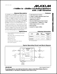 Click here to download MAX9987 Datasheet