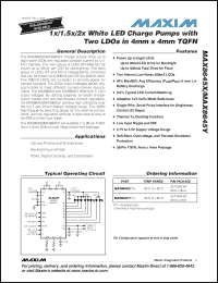 Click here to download MAX8645YETI Datasheet