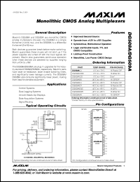 Click here to download DG509AEGE Datasheet