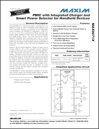 Click here to download MAX8671XETL+ Datasheet