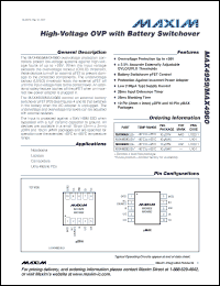 Click here to download MAX4959EUB+ Datasheet