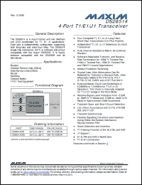 Click here to download DS26514GN+ Datasheet