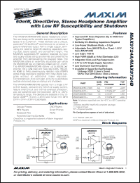 Click here to download MAX9724BEBC+TG45 Datasheet