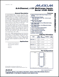 Click here to download MAX1300BEUG Datasheet