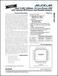 Click here to download MAX1181ECM+ Datasheet