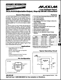 Click here to download MAX778CSA Datasheet