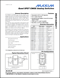 Click here to download DG211D Datasheet