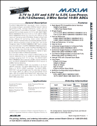 Click here to download MAX11611EEE+ Datasheet