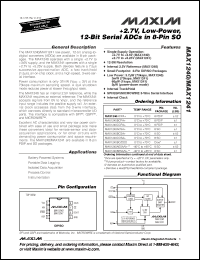 Click here to download MAX1240DDD Datasheet