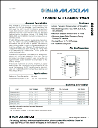 Click here to download DS4026S+PCN Datasheet