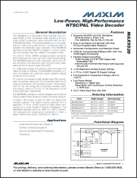 Click here to download MAX9526ATJ Datasheet