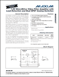 Click here to download MAX9507ATE+ Datasheet