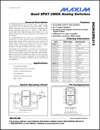 Click here to download DG202D Datasheet