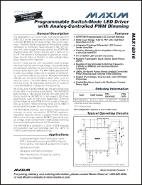 Click here to download MAX16816ATJ Datasheet