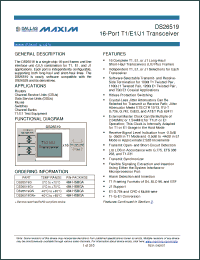 Click here to download DS26519G+ Datasheet