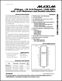 Click here to download MAX1261 Datasheet