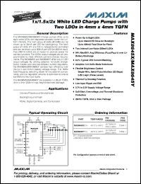 Click here to download MAX8645XETI Datasheet