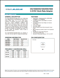 Click here to download DS21604 Datasheet