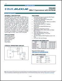 Click here to download DS2460 Datasheet