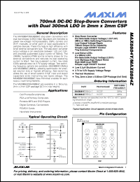 Click here to download MAX8884Z Datasheet