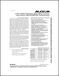 Click here to download MAX483E Datasheet