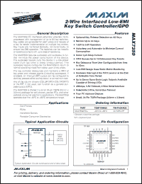 Click here to download MAX7359ETG+ Datasheet