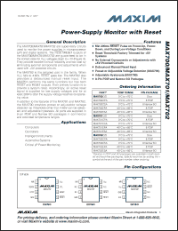 Click here to download MAX700_08 Datasheet
