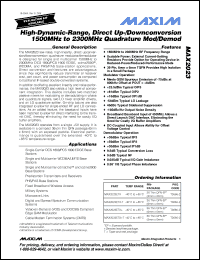 Click here to download MAX2023ETX-T Datasheet