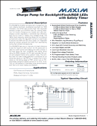Click here to download MAX8879ETG+ Datasheet