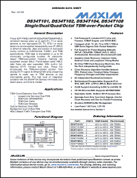 Click here to download DS34T108 Datasheet