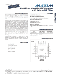 Click here to download MAX7036 Datasheet