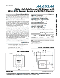 Click here to download MAX16819 Datasheet