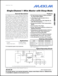 Click here to download DS2482S-101+ Datasheet