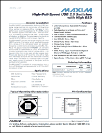 Click here to download MAX4906EFELB Datasheet