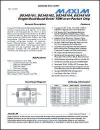 Click here to download DS34S108 Datasheet