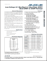 Click here to download MAX4692ETE+T Datasheet