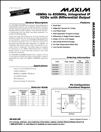 Click here to download MAX2609 Datasheet