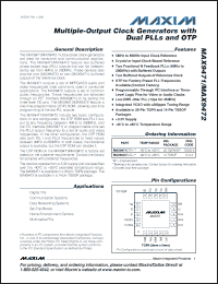 Click here to download MAX9472EUD Datasheet