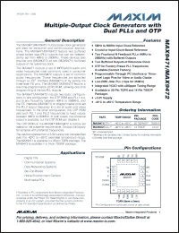 Click here to download MAX9471 Datasheet