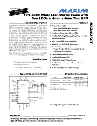 Click here to download MAX8631X Datasheet