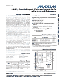 Click here to download MAX5652ETJ Datasheet