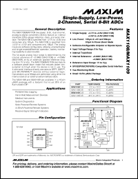 Click here to download MAX1109 Datasheet