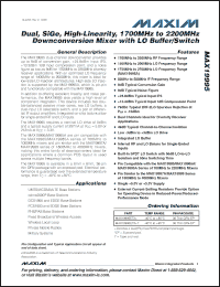 Click here to download MAX19995 Datasheet